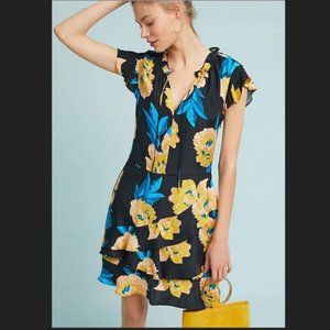 Anthropologie Dolan Left Coast Ladew Ruffled Dress